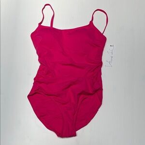 Anne Cole Hot Pink One-Piece Swimsuit